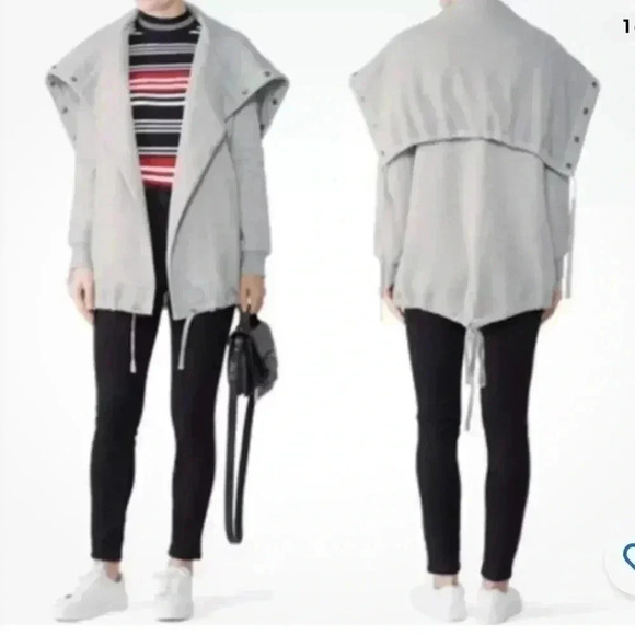 Women's Size Small BlankNYC Salt & Pepper Open Sweatshirt Jacket Style 56O-9113 - Picture 1 of 11